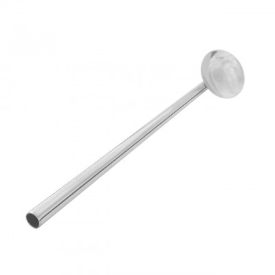 Drinking Spoon Straw Reusable Metal Straws Cocktail Spoons