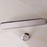 stainless steel tactile indicator bar blind road using